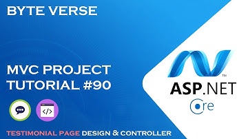 ASP.NET CORE MVC | Testimonial Page Design & Controller Implement. - How to Add View Component #90
