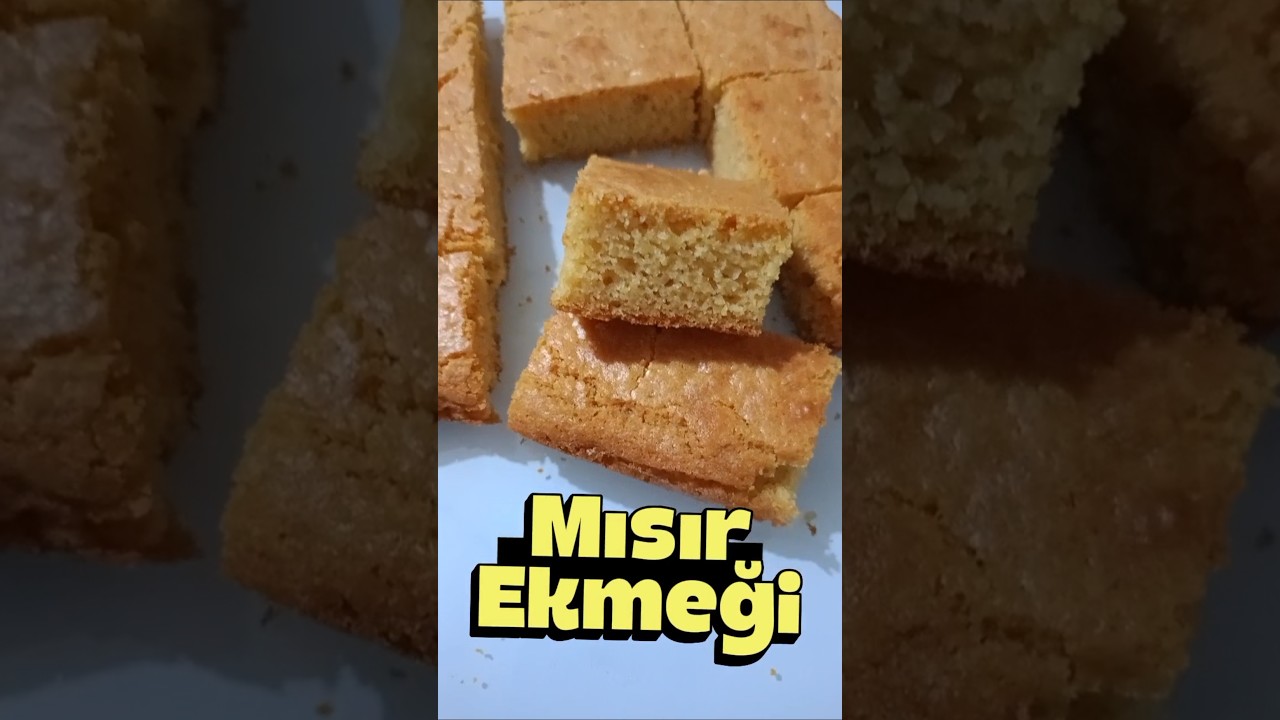 🍞Mis gibi pofuduk “Mısır Ekmeği” – Pratik ve nefis tarif #yemek #tarif #nefis #food #easy #shorts