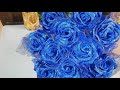 Diy satin ribbon flower bouquet  how to make ribbon rose bouquet