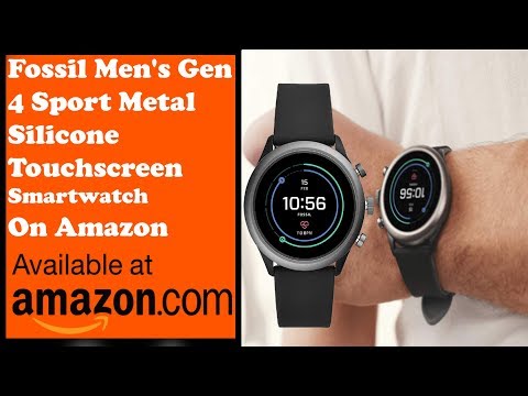 Fossil Men's Gen 4 Sport Heart Rate Metal Touchscreen Best Smartwatch Review best watch brands