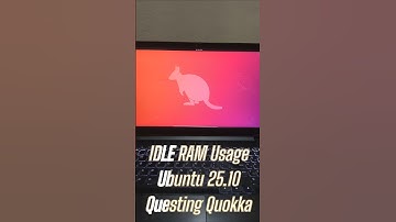 IDLE RAM Usage on Ubuntu 25.10 "Questing Quokka" #linux #ubuntu