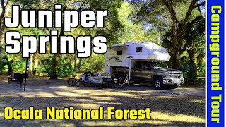 Juniper Springs Campground Tour, Ocala National Forest, Florida