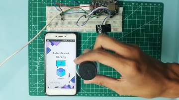 Penghitung Jumlah Barang Otomatis berbasis IoT dengan esp8265, Mit App, dan Firebase