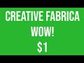Creative Fabrica WOW!