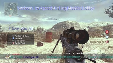 MW2 Modded Lobby 2015 | Aspect Mod Menu