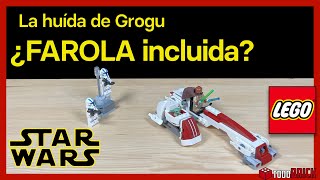 REVIEW Huida de Grogu de LEGO Star Wars 75378 Huida en BARC Speeder