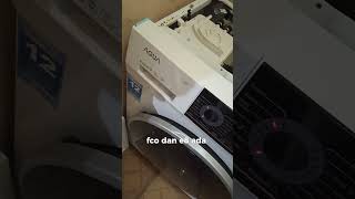 Servis mesin cuci kode error' fco dan e8 merk Aqua #mesincuciaqua #meincucilaundry #servismesincuci