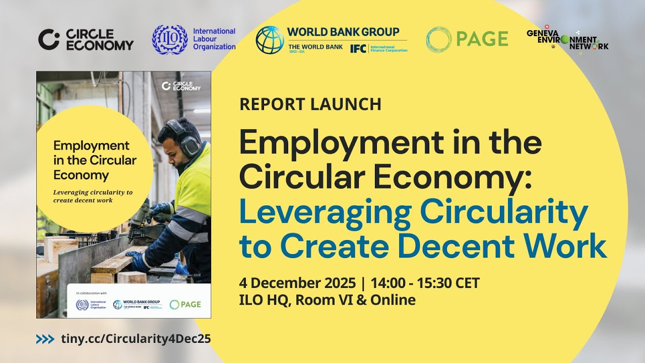 Employment in the Circular Economy: Leveraging Circularity to Create Decent  Work