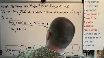 Working with the Properties of Logarithms (Part 2)