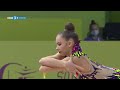 Anastasiia Salos (BLR), mazas AA. Campeonato de Europa 2020