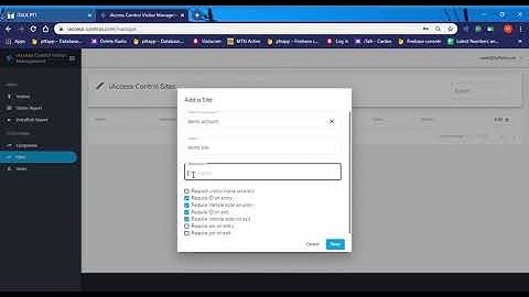 iAccess Control Visitor Management