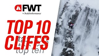 Top 10 Cliffs of the 2024 Freeride World Tour