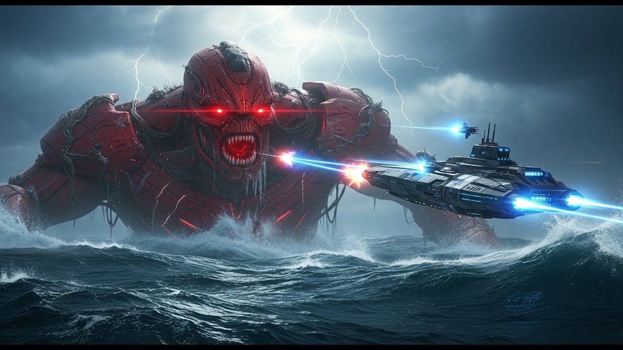 The Final Battle at Sea: Omega Team Faces the Crimson Titan!