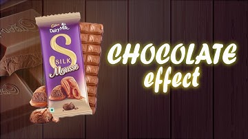 🍫 How to Create a Chocolate Text Effect in Photoshop | Step-by-Step Guide