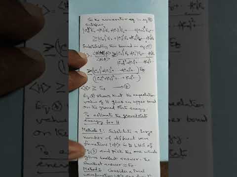 Variational Method in