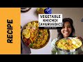 Vegetable khic.i or khichadi or kitcheri  tridoshic and sattvik  spice trip with paulami