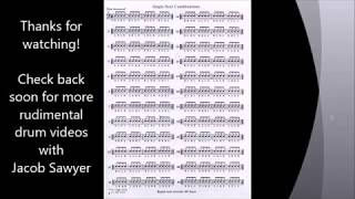 Stick Control exercises for snare drum