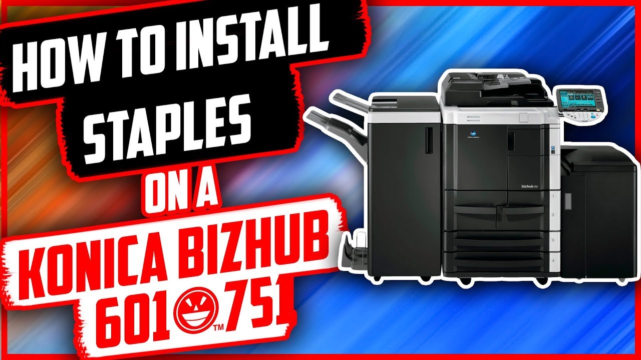 Bizhub C203 Install - When it asks for toner install the ...