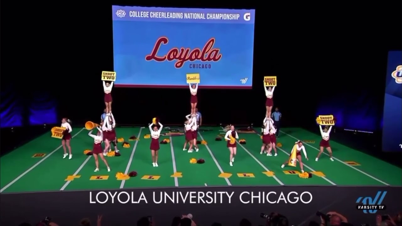 Loyola University Chicago Cheerleaders UCA Nationals 2024 Game Day Finals