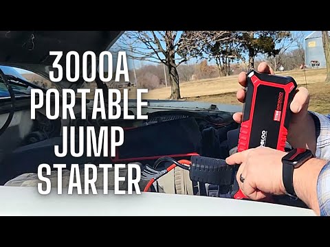 GOOLOO New GP3000 3000A Jump Starter,12V Car Battery Jump Starter