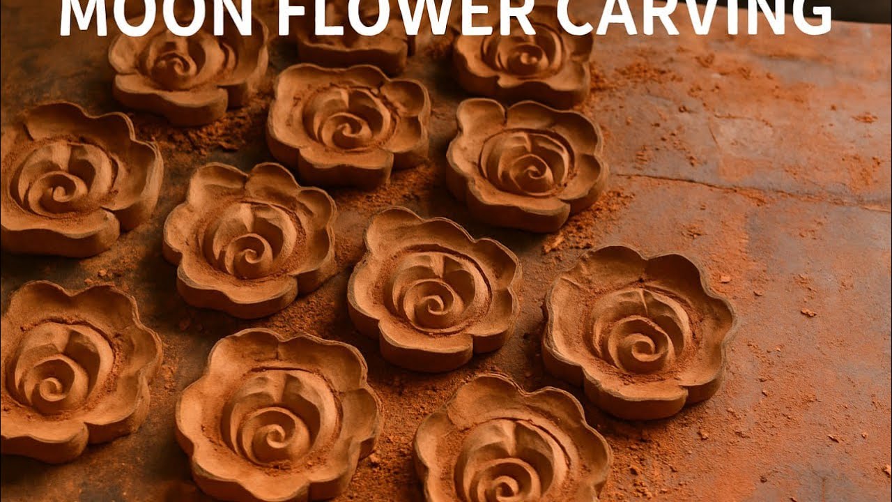 Carving By Handmade Moon Flower carving