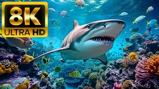 UNDERWATER WONDERS - 8K (60FPS) ULTRA HD - With Relaxing Music (Colorfully Dynamic)