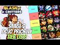 Prioritize These Five Tatari's From Each Element to Unlock Dojo Stage 2 | Clash of Critters
