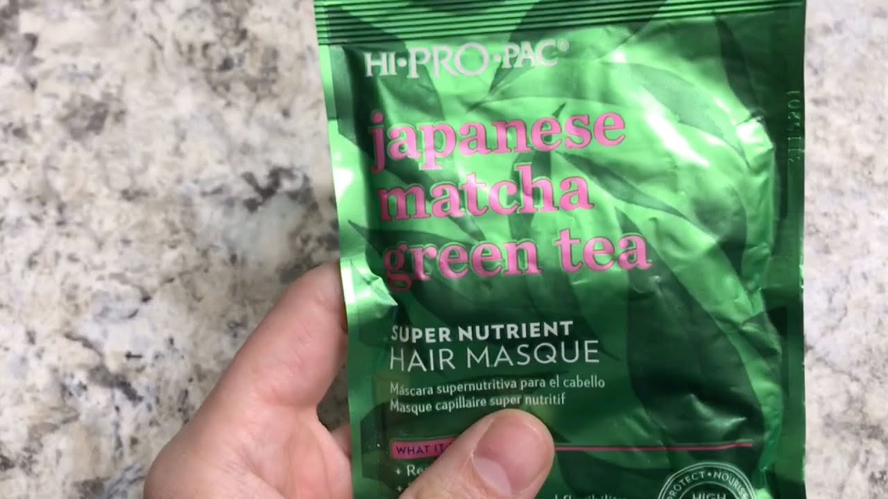 HI•PRO•PAC®️ japanese matcha green tea HAIR MASQUE *REVIEW* YouTube