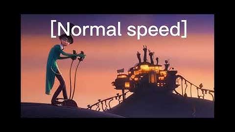 shake that bottom line scene from The Lorax 0.1 times Speed to 100 times speed