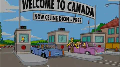 The Simpsons - Welcome to Canada! D'oh!