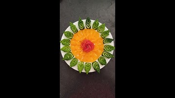 Cách Trang Trí Đĩa Quýt Tươi Dễ Thương  - fruit decoration idea