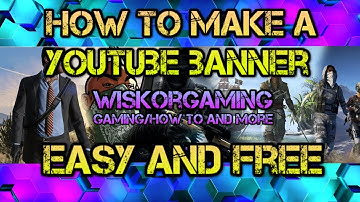 How To Make A Youtube Banner Easy And FREE On Mobile!! (PIXLR TUTORIAL)