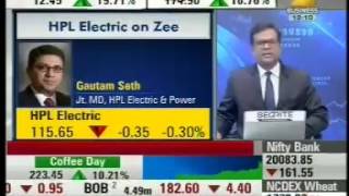 HPL Electric & Power Ltd @ Zee Business Feb'17