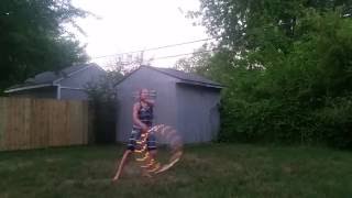 Hooping with my future hoop pro!