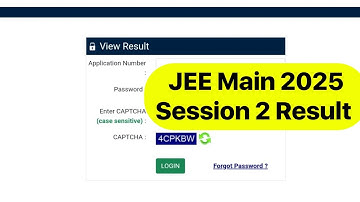 JEE MAINS SESSION 2 RESULT 2025 OUT | JEE MAIN RESULT 2025 SESSION 2 CHECK KAISE KARE ?