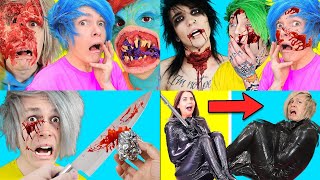 Every Robby video of March 2023 | Trying lifehacks and Halloween SFX makeup on friends