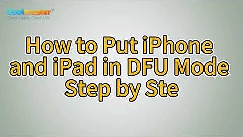 How to Put iPhone and iPad in DFU Mode Step by Step? (Solved)