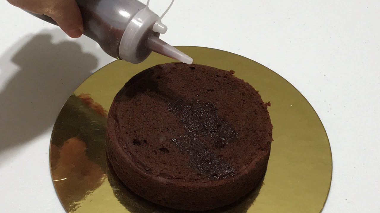 Sirope o Almíbar Para Pasteles De Chocolate 3 Ingredientes - YouTube