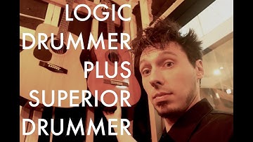 Logic pro X drummer plus Toontrack Superior Drummer