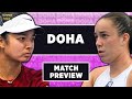 Eala vs Valentova | WTA Doha 2026 | Tennis Talk Preview