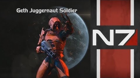 N7 Character Build Geth Juggernaut Soldier