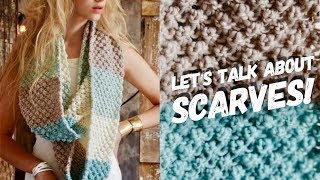 ВЯЖЕМ ШАРФЫ / ОБСУЖДАЕМ ОПИСАНИЯ и СХЕМЫ / ОБЗОР / KNITTING SCARVES - Видео от Nataly's Reviews