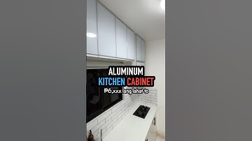 DIY Kusina Upgrade: Aluminum Kitchen Cabinets