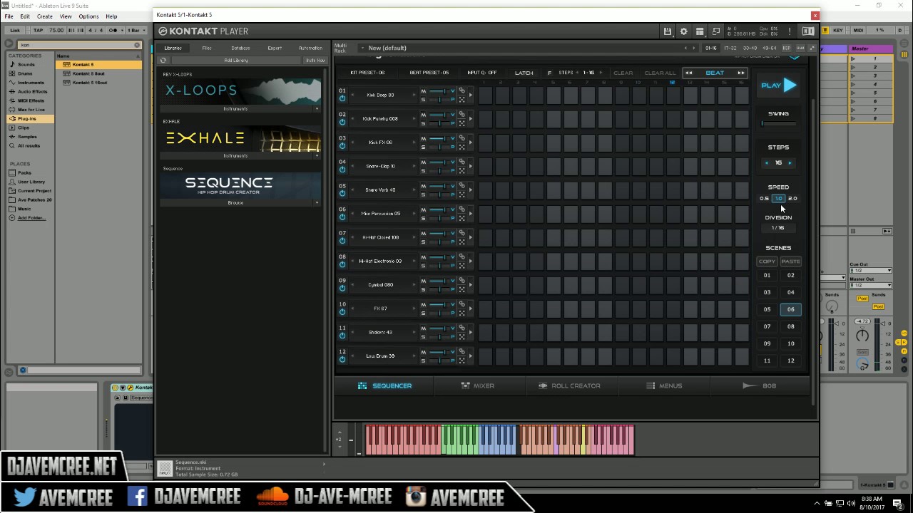 sequence hip hop beat creator