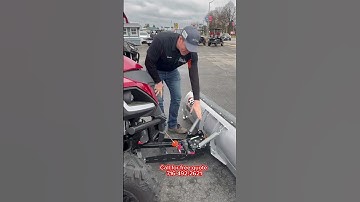 Three parts to a snow plow for any ATV and UTV  #CallForQuote