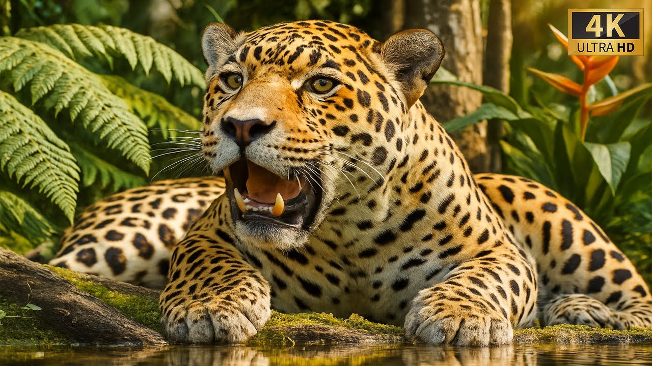 🌿Wildlife Secret World🦁: Amazon Jungle Wildlife and Creatures with Relaxing Sounds - 4K Nature ASMR