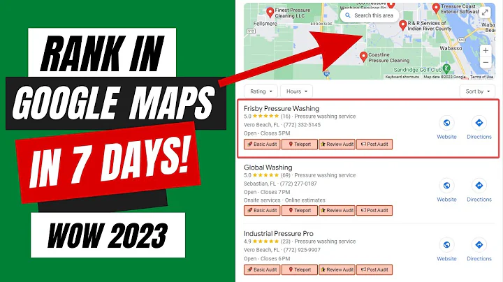 Schnelles Ranking in Google Maps - Erfahren Sie, wie Sie sich 2023 bei Google Maps platzieren können!