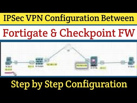 Day-14 | IPSec VPN Configuration Between Checkpoint And Fortigate Firewall