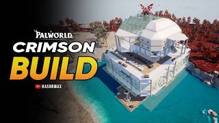 Palworld Builds Crimson Mansion  Base Design By HashRMax  #palworld #palworldbuilds #palworldbase