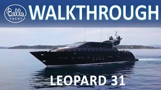 Amazing Yacht Sale Presentation Walkthrough "OSE" LEOPARD 31 ,  How to make money with a yacht !